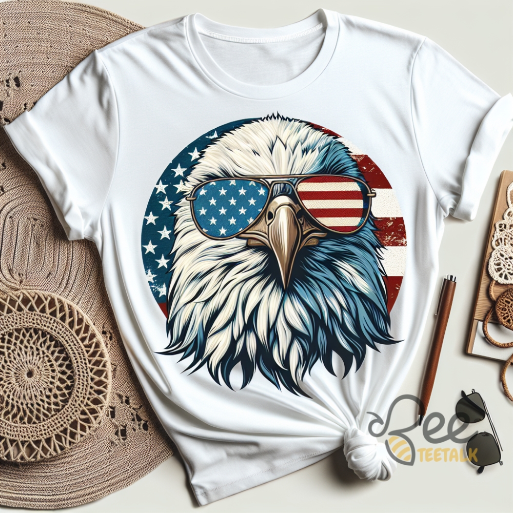 American Eagle 4Th Of July Shirts Red White Blue Memorial Day T Shirt