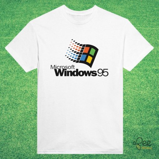Vintage Microsoft Windows 95 Shirt Retro Graphic Tee For Computer Geeks beeteetalk 1