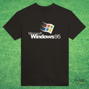Vintage Microsoft Windows 95 Shirt Retro Graphic Tee For Computer Geeks beeteetalk 2
