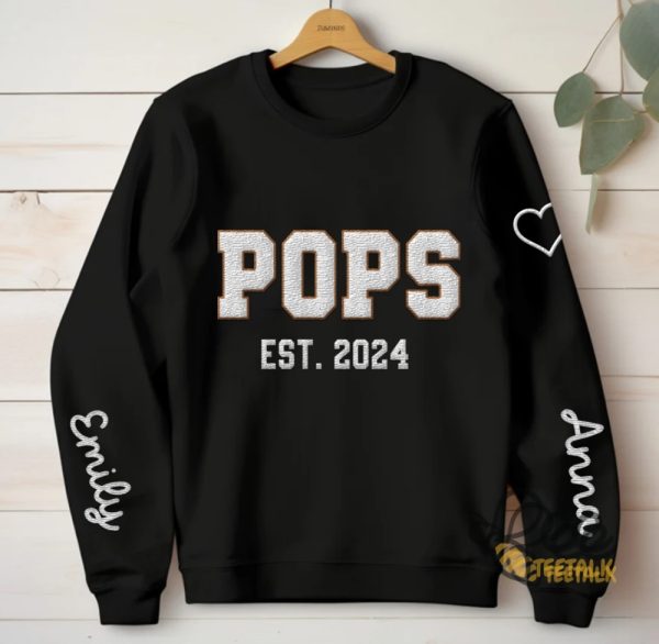 Funny Pops Custom Grandpa Shirt Best Fathers Day Gift 2024 For Papas Dads beeteetalk 3 1