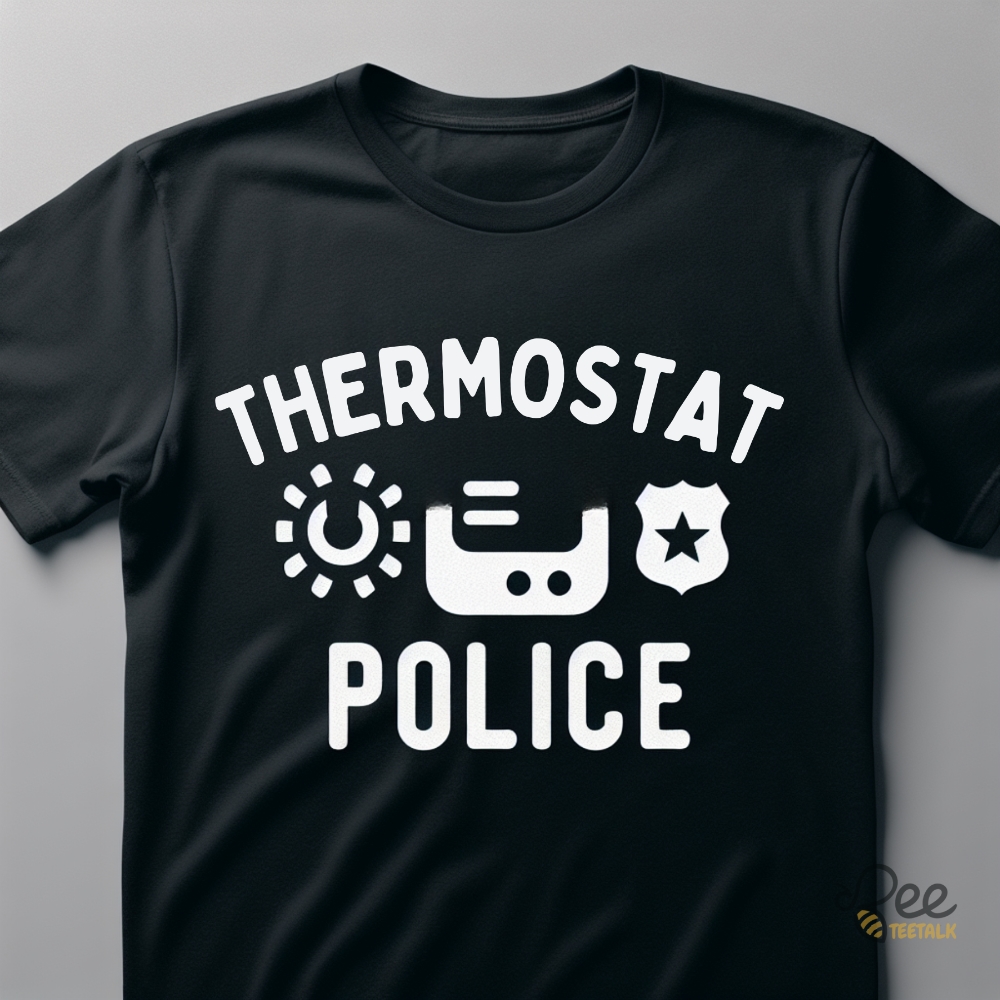 Thermostat Police Shirt Stylish And Comfortable Option For Law Enforcement Officers Funny Fathers Day Gift For Dads