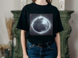 Shimmering Disco Ball T Shirt Sweatshirt Hoodie Sparkle In Style With Glittering Dance Floor Gift - | Beeteetalk High-quality Image