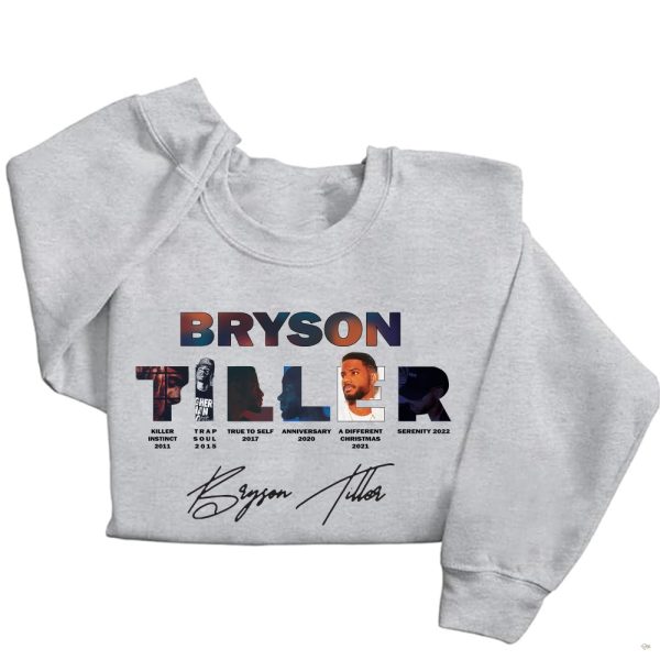 Exclusive Bryson Tiller Anniversary Shirt Sweatshirt Hoodie Collection Limited Edition Styles For 2024 Concerts Bryson Tiller Tour Apparel beeteetalk 3