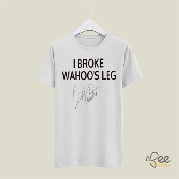 Darius Rucker I Broke Wahoos Leg Shirt With Signature Wrestling Fan Gift beeteetalk 3