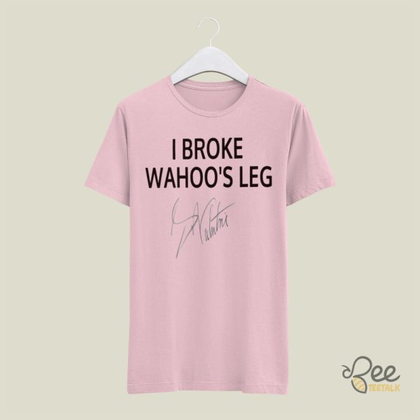 Darius Rucker I Broke Wahoos Leg Shirt With Signature Wrestling Fan Gift beeteetalk 4