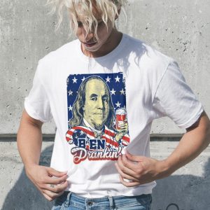 Ben Drankin T Shirt Sweatshirt Hoodie Funny Benjamin Franklin Holding Beer 4Th Of July Shirts beeteetalk 2