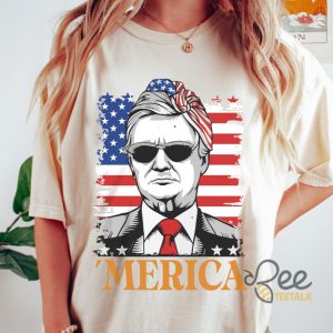 Trump Merica Shirt Happy 4Th Of July Donald Trump Funny Gift Memorial Day Tshirt Sweatshirt Hoodie beeteetalk 3