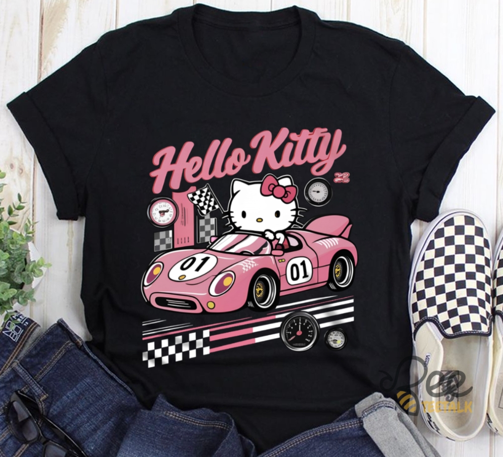 Sanrio Hello Kitty Race Car Shirt