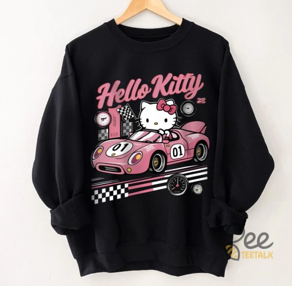 Sanrio Hello Kitty Race Car Shirt beeteetalk 3