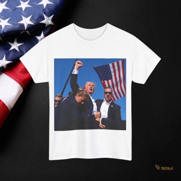 Trump Shot Tshirt Sweatshirt Hoodie Trump Still Standing Strong After Rally Shooting Shirts Assassination Attempt To Donald Trump Tee beeteetalk 1