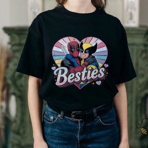 Marvel Deadpool And Wolverine Besties T Shirt Sweatshirt Hoodie beeteetalk 2