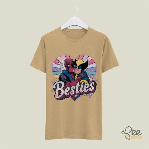 Marvel Deadpool And Wolverine Besties T Shirt Sweatshirt Hoodie beeteetalk 4