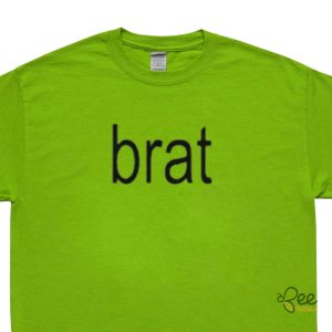 Brat Shirt Brat Charli Xcx Julia Fox Printed Graphic Tee 2024 Arena Tour The O2 28 Nov Shirts beeteetalk 4