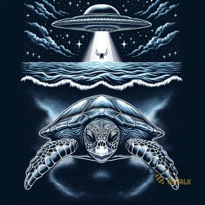 Cool Sea Turtle Shirt Sweatshirt Hoodie For Men Women Kids Cosmic Sea Turtle Stephen King Shirts Gift For Ufo Sci Fi Spaceship Lovers beeteetalk 1