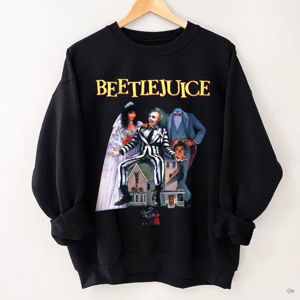 Beetlejuice Shirt Vintage Movie Beetlejuice 1988 Halloween Costume Shirts