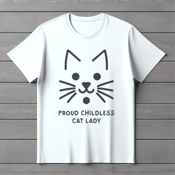 Proud Childless Cat Lady Shirt Kamala Harris For President Shirt 2024 beeteetalk 1