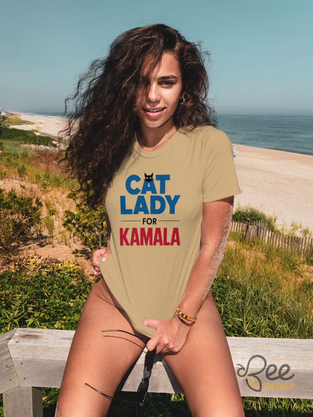 Cat Lady For Kamala Harris Shirt 2024