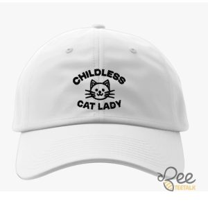 Kamala Harris 2024 Childless Cat Lady Embroidered Baseball Hat beeteetalk 4