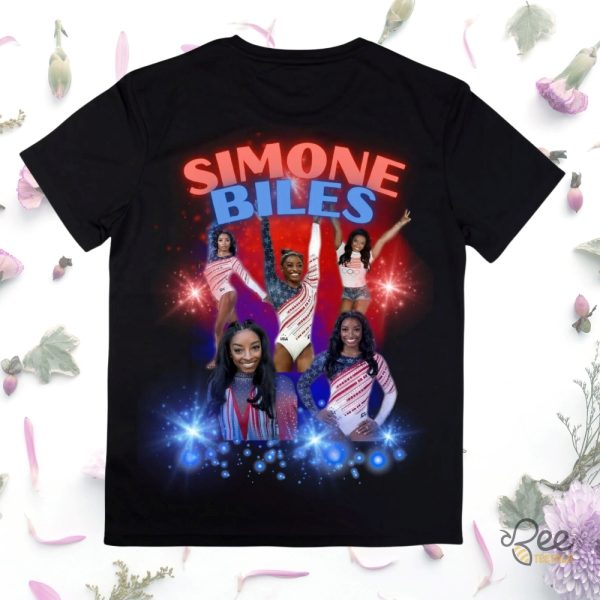 Simone Biles Bootleg Shirt Vintage African American Gymnast Olympics Tshirt Sweatshirt Hoodie Team Usa Gymnastics Shirts beeteetalk 1