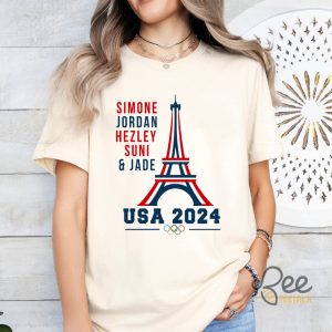 Team Usa Olympics Womens Gymnastics Shirt Simone Biles T Shirt Sweatshirt Hoodie 2024 beeteetalk 5