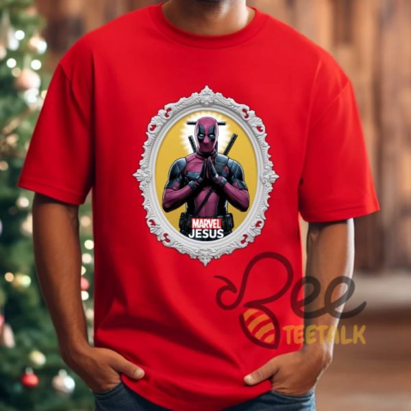 Deadpool Marvel Je5us Shirt Funny Deadpool And Wolverine T Shirts beeteetalk 2