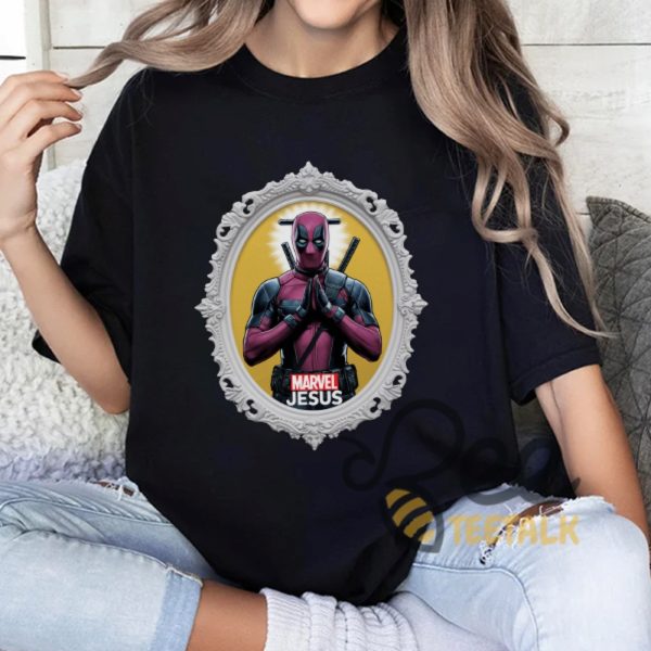 Deadpool Marvel Je5us Shirt Funny Deadpool And Wolverine T Shirts beeteetalk 4