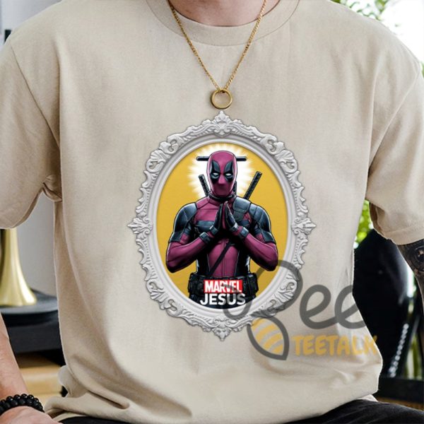 Deadpool Marvel Je5us Shirt Funny Deadpool And Wolverine T Shirts beeteetalk 5