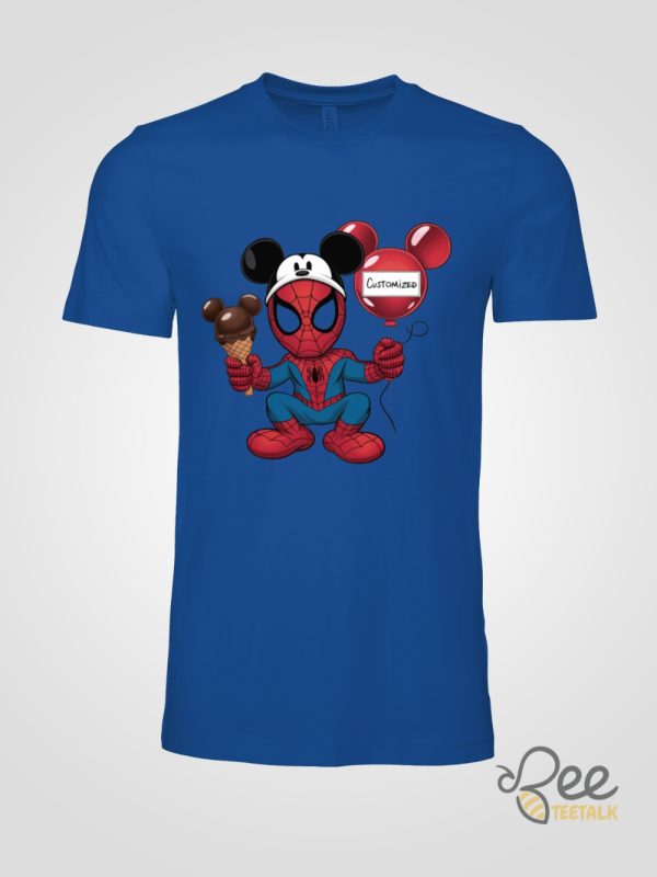 Spider Man Mickey Head Spiderman Shirt beeteetalk 2