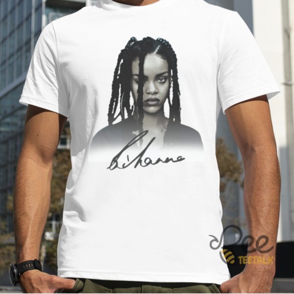 Drake Rihanna Shirt With Signature Drake Wearing Rihanna Shirt In Studio beeteetalk 7