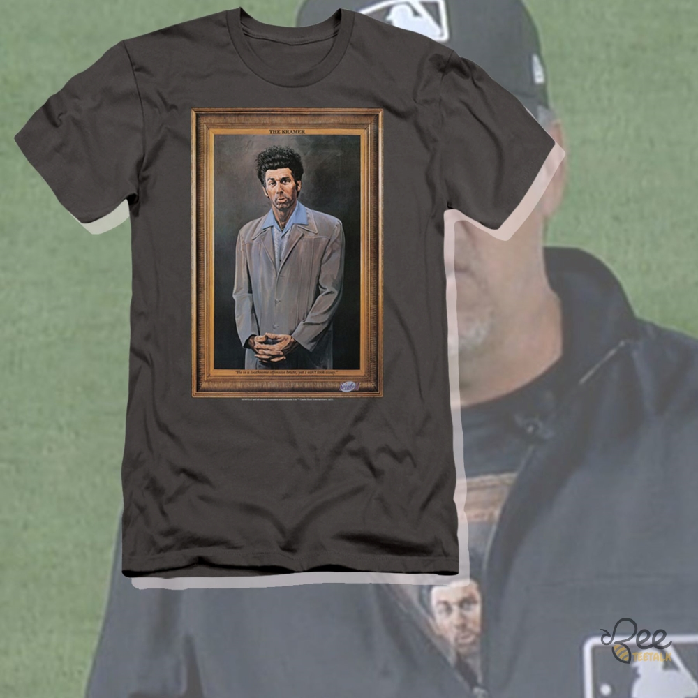 Great Kramer Seinfeld Shirt Worn By Ump During Mlb Game