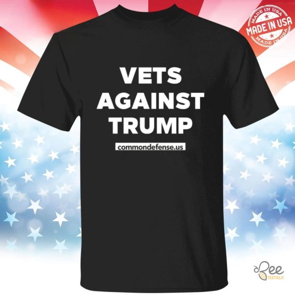 Commondefense Us Vets Against Trump Shirt Worn By Jacob Thomas At Dnc Convention 2024 beeteetalk 2