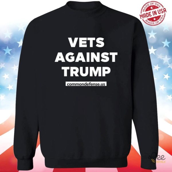 Commondefense Us Vets Against Trump Shirt Worn By Jacob Thomas At Dnc Convention 2024 beeteetalk 4