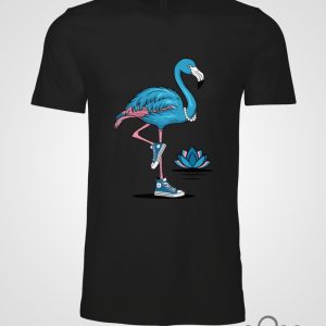 Kamala Harris Blue Flamingo T Shirt Pearls And Chucks And Lotus beeteetalk 4