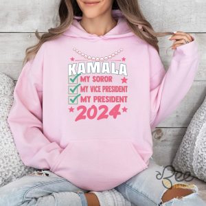 My Madam President Kamala Harris Shirt Chucks And Pearls 2024 beeteetalk 2