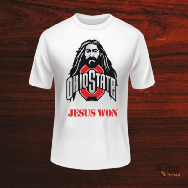 Treveyon Henderson Jesus Won Ohio State Buckeyes T Shirt Sweatshirt Hoodie beeteetalk 3 2