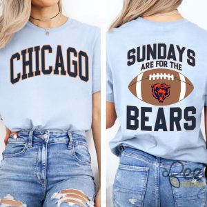 Sundays Are For The Bears Shirt Chicago Bears Football T Shirt Sweatshirt Hoodie beeteetalk 5