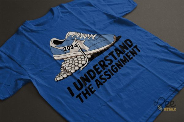 I Understand The Assignment Shirt Vote Blue Election Tee Shirt Kamala Harris Sneakers Shirt beeteetalk 3