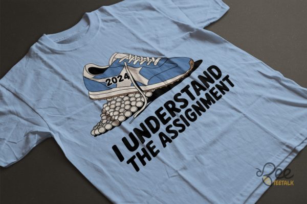 I Understand The Assignment Shirt Vote Blue Election Tee Shirt Kamala Harris Sneakers Shirt beeteetalk 4