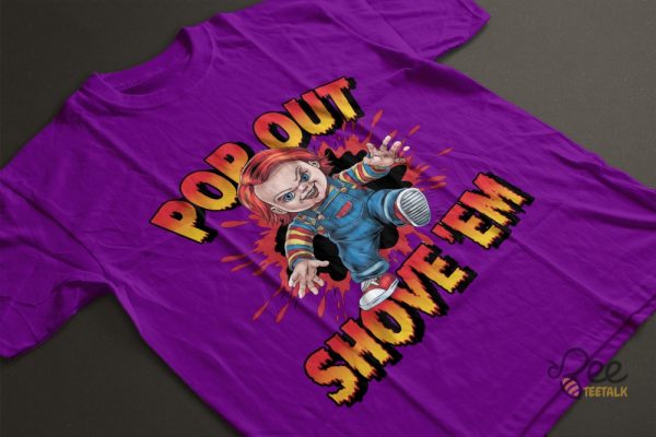 Pop Out And Show Em Chucky Shirt Hip Hop Halloween Horror Gift beeteetalk 4