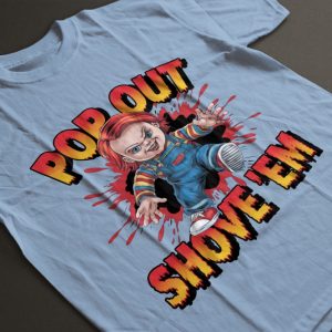 Pop Out And Show Em Chucky Shirt Hip Hop Halloween Horror Gift beeteetalk 5