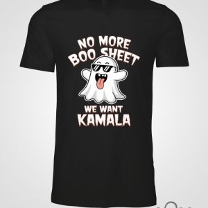 No More Boo Sheet We Want Kamala Shirt Funny Kamala Harris Halloween Gift beeteetalk 4