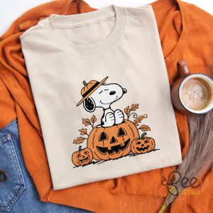 The Peanuts Snoopy Halloween Embroidered Sweatshirt T Shirt Hoodie beeteetalk 4