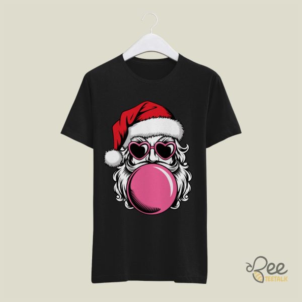 Bubblegum Santa Claus Christmas Shirt Funny Vintage Xmas Gift beeteetalk 5