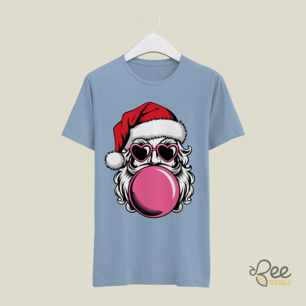 Bubblegum Santa Claus Christmas Shirt Funny Vintage Xmas Gift beeteetalk 6