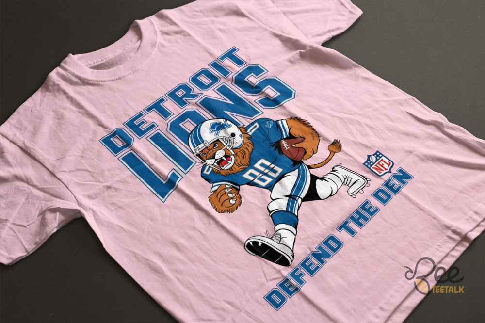 Vintage Detroit Lions Football Shirt Defend The Den