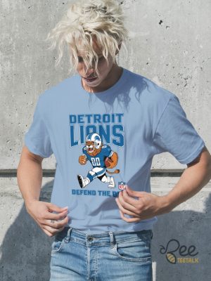 Vintage Detroit Lions Football Shirt Defend The Den beeteetalk 2