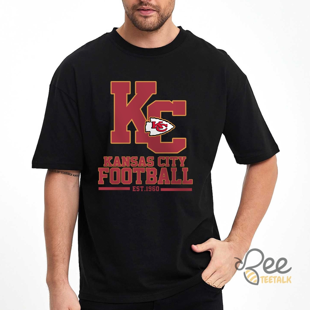 Vintage Kansas City Chiefs Football Graphic Tee Shirt Kc Football Game Day Shirt Gift For Mom Dad Girlfriend Boyfriend