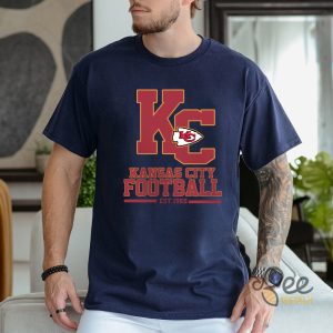 Vintage Kansas City Chiefs Football Graphic Tee Shirt Kc Football Game Day Shirt Gift For Mom Dad Girlfriend Boyfriend beeteetalk 5