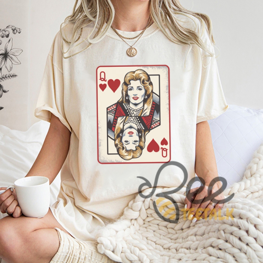 Dolly Parton Queen Of Hearts Card Shirt