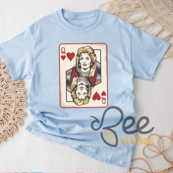 Dolly Parton Queen Of Hearts Card Shirt beeteetalk 6